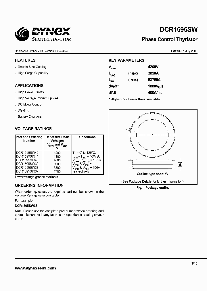 DCR1595SW39_76797.PDF Datasheet