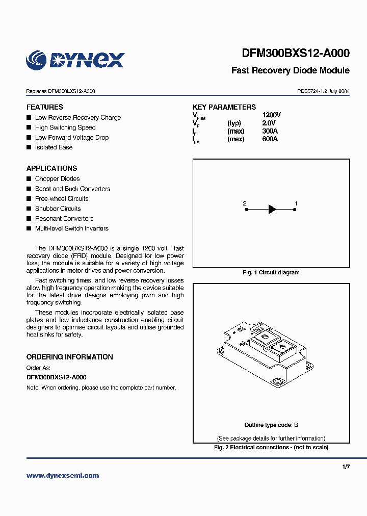 DFM300BXS12-A000_614688.PDF Datasheet