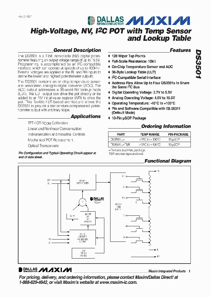 DS3501_575259.PDF Datasheet