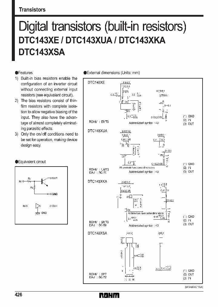 DTC143XE_24808.PDF Datasheet