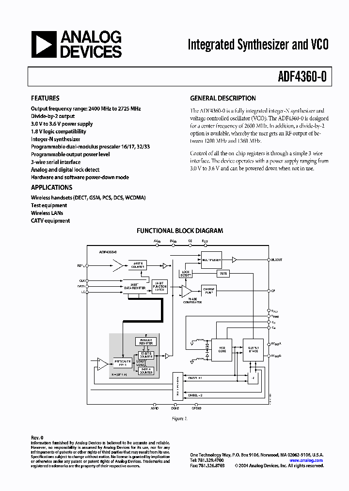 ADF4360-0_744345.PDF Datasheet