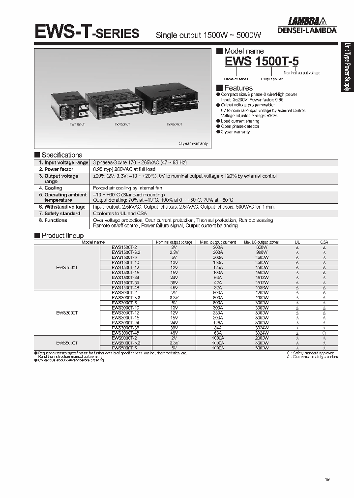 EWS3000T-10_52167.PDF Datasheet