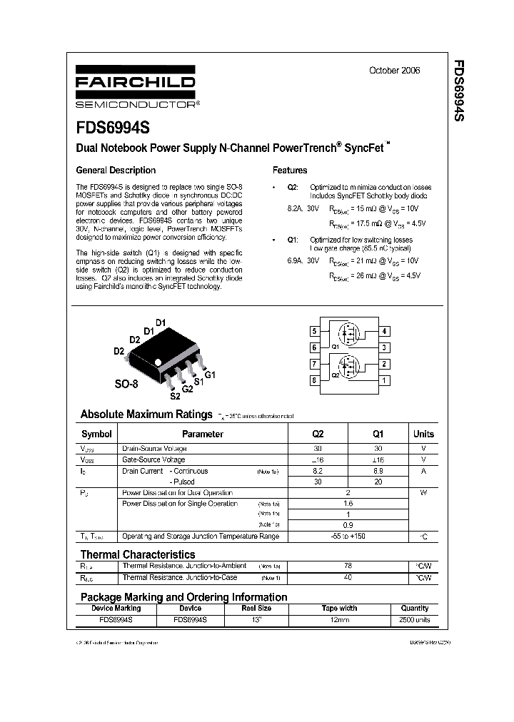 FDS6994S_582518.PDF Datasheet