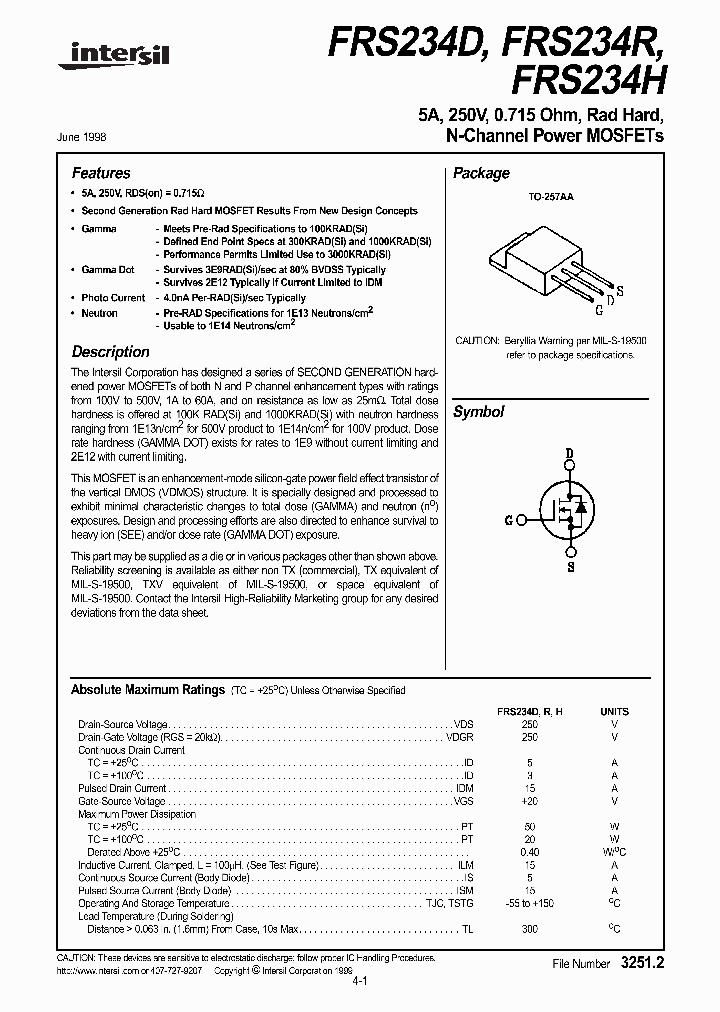 FRS234D_560242.PDF Datasheet