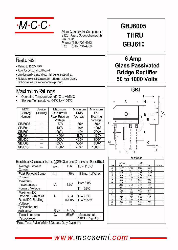 GBJ608_396372.PDF Datasheet