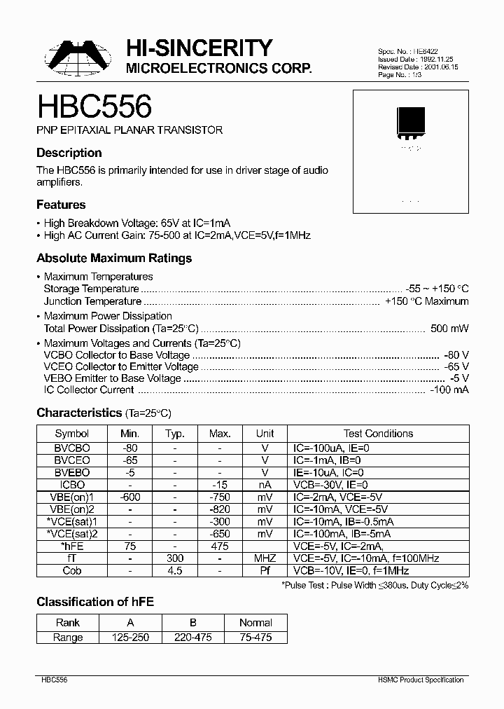 HBC556_561004.PDF Datasheet