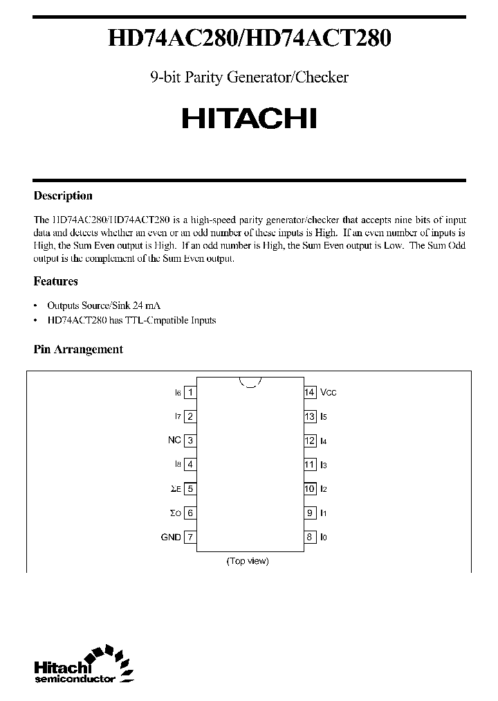 HD74ACT280_175851.PDF Datasheet