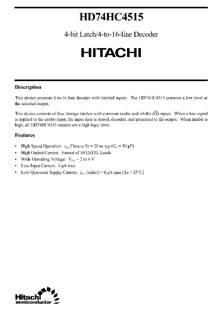 HD74HC4515_580947.PDF Datasheet