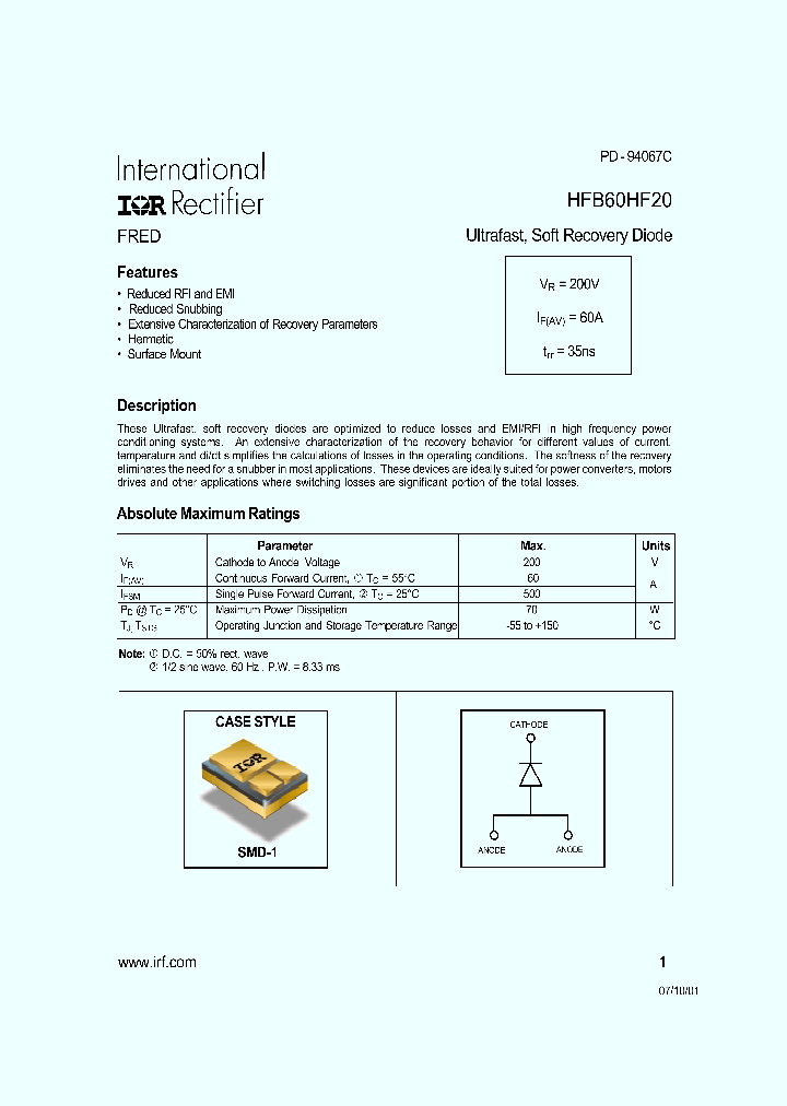 HFB60HF20_581412.PDF Datasheet