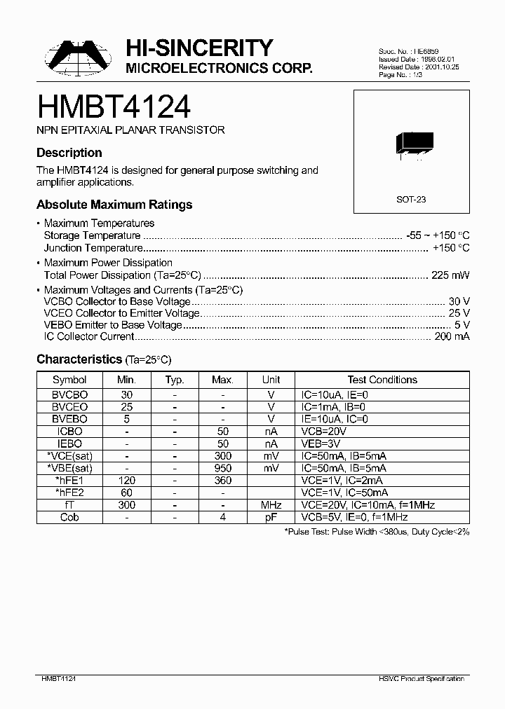 HMBT4124_592073.PDF Datasheet