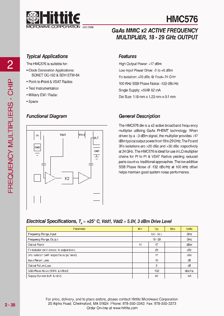 HMC576_583583.PDF Datasheet