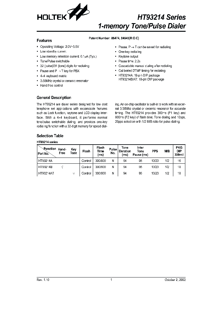 HT93214A_631151.PDF Datasheet