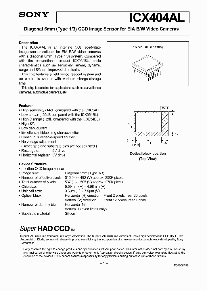 ICX404AL_729446.PDF Datasheet