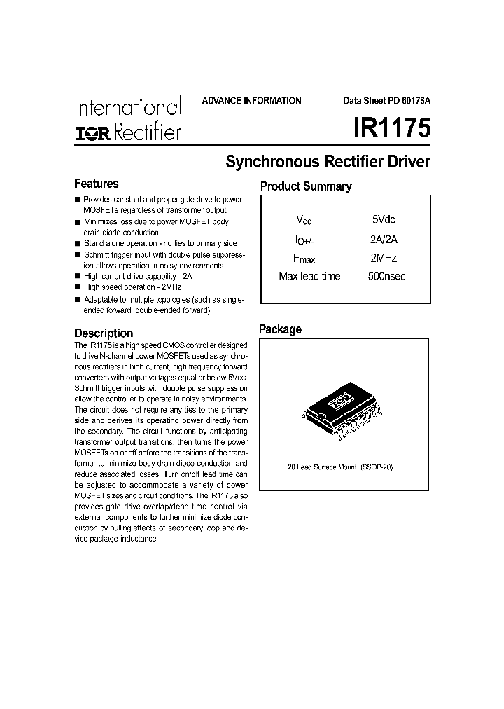 IR1175_579992.PDF Datasheet