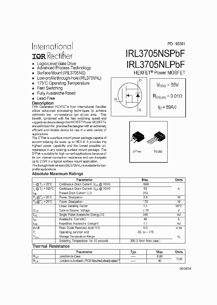 IRL3705NLPBF_730454.PDF Datasheet