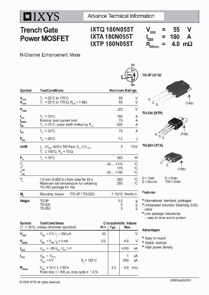 IXTA180N055T_566643.PDF Datasheet