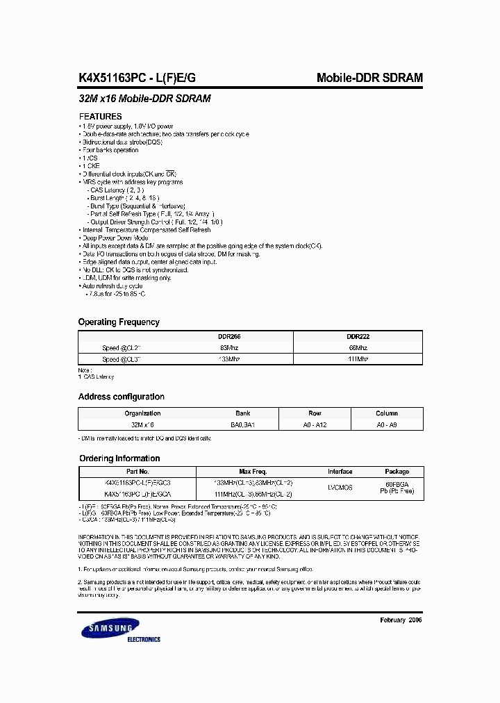 K4X51163PC-FECA_559448.PDF Datasheet