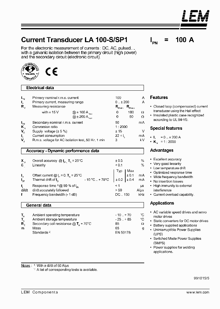 LA100-S_700988.PDF Datasheet