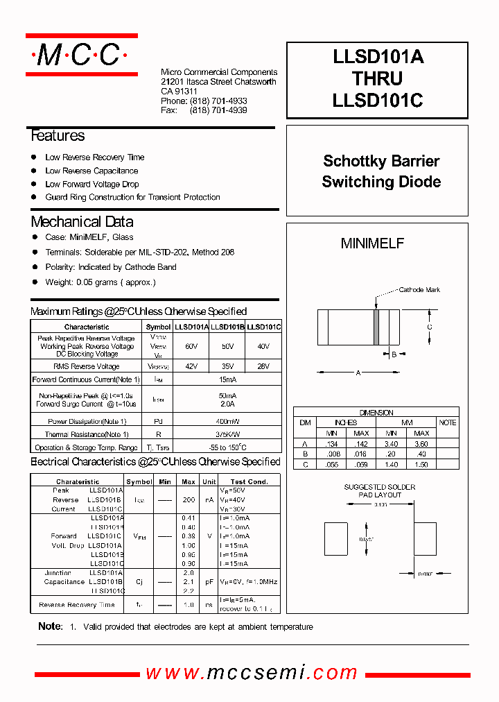 LLSD101C_628918.PDF Datasheet