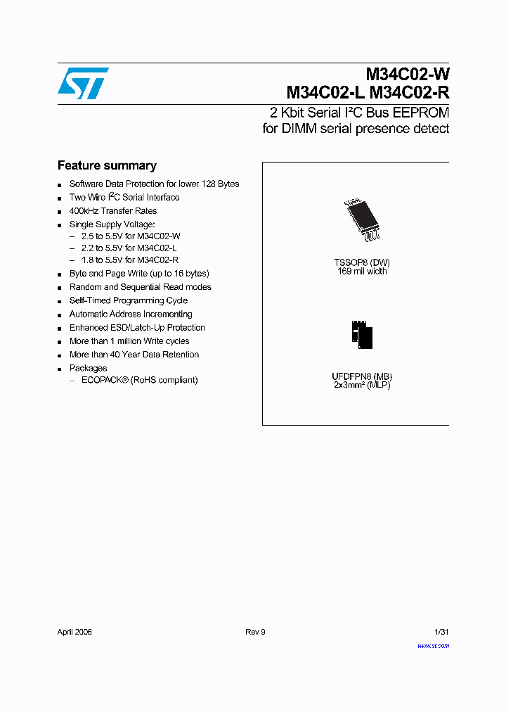 M34C02-R_730711.PDF Datasheet