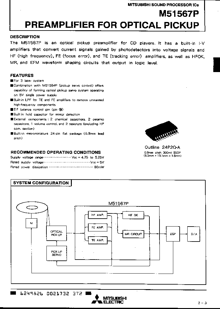 M51567P_672448.PDF Datasheet