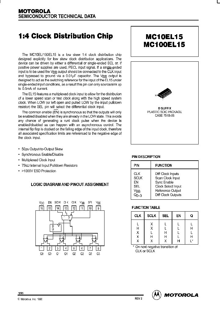 MC100EL15D_742078.PDF Datasheet