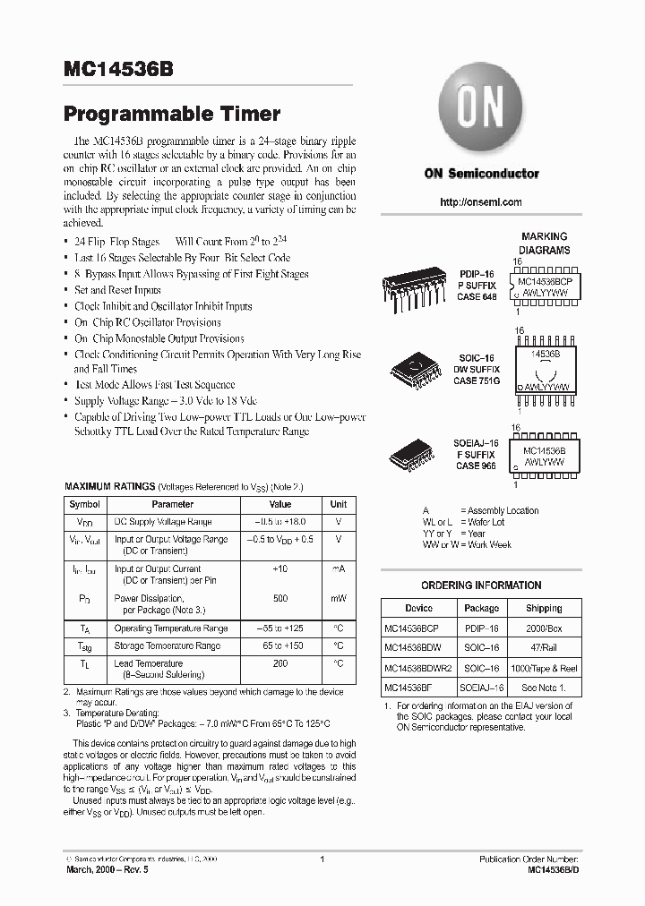 MC14536_81622.PDF Datasheet