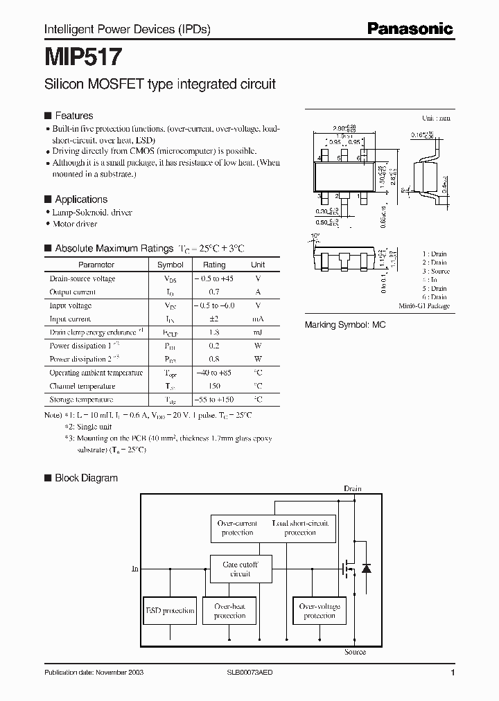 MIP517_601678.PDF Datasheet