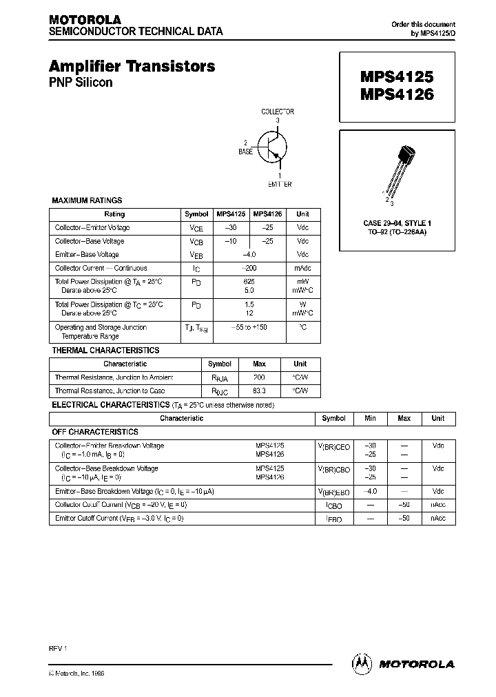 MPS4126_570820.PDF Datasheet