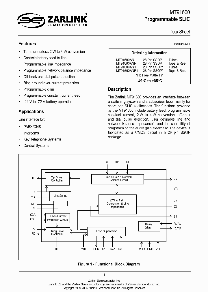 MT91600ANR1_747830.PDF Datasheet