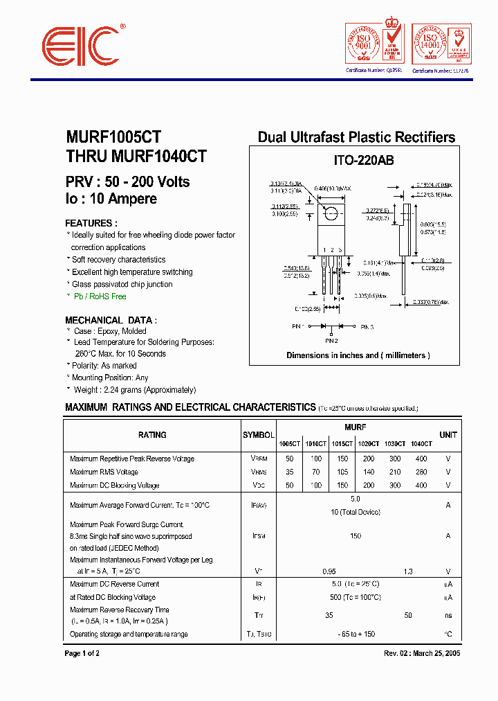 MURF1005CT_563573.PDF Datasheet