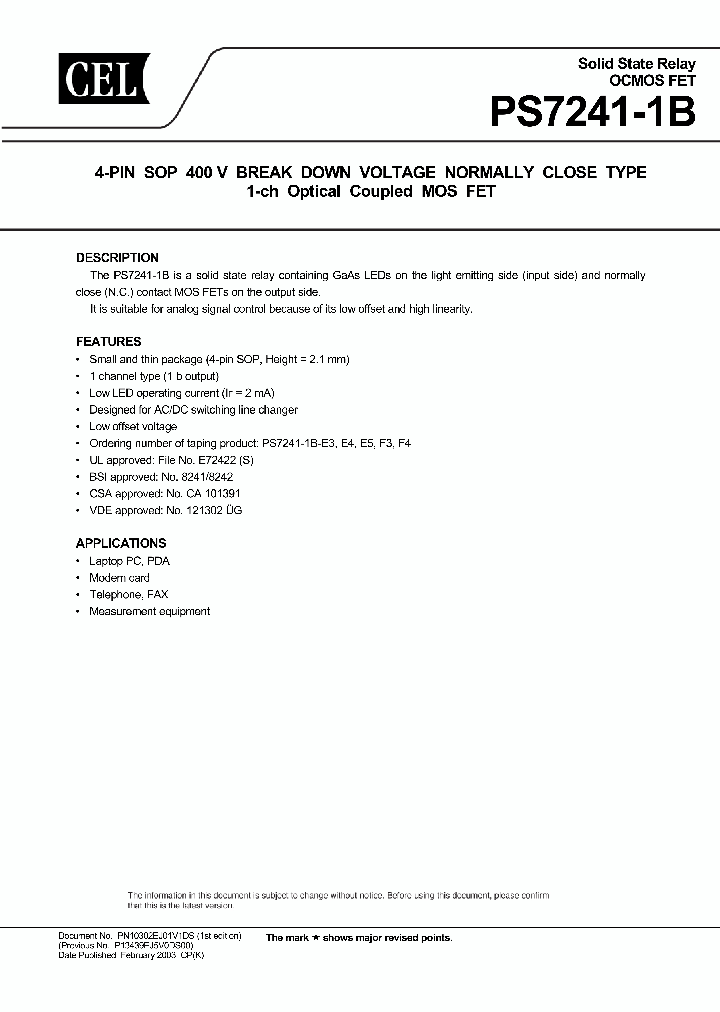 PS7241-1B-F4-A_591422.PDF Datasheet