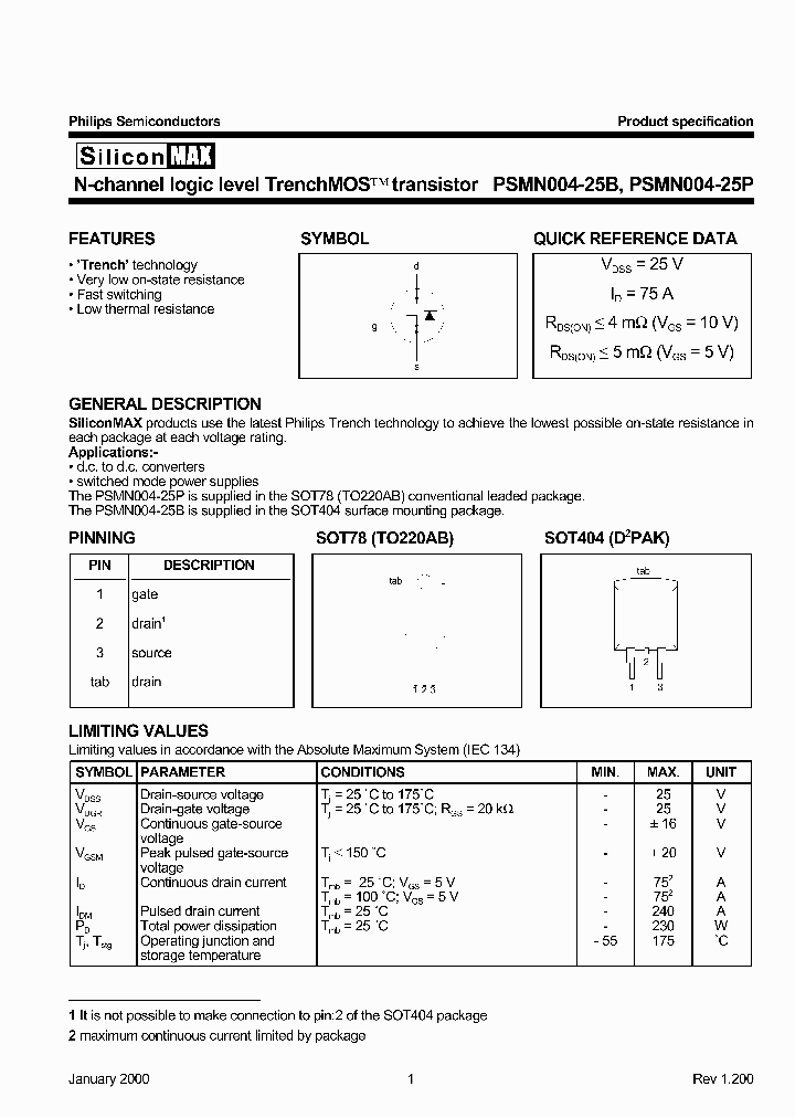 PSMN004-25P_676983.PDF Datasheet