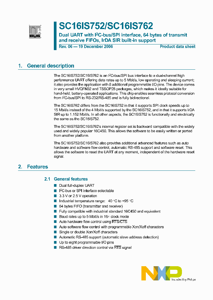 SC16IS752_570855.PDF Datasheet