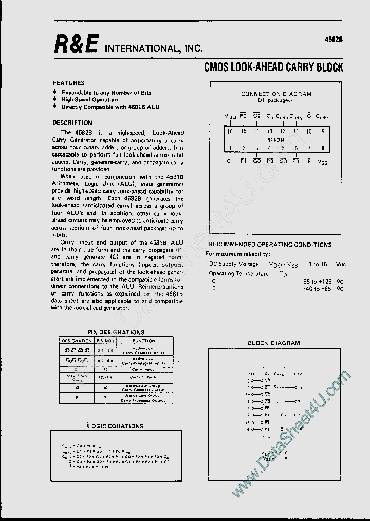 SCL4582B_734527.PDF Datasheet