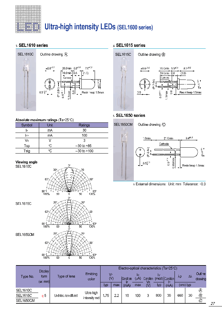 SEL1650CM_190399.PDF Datasheet