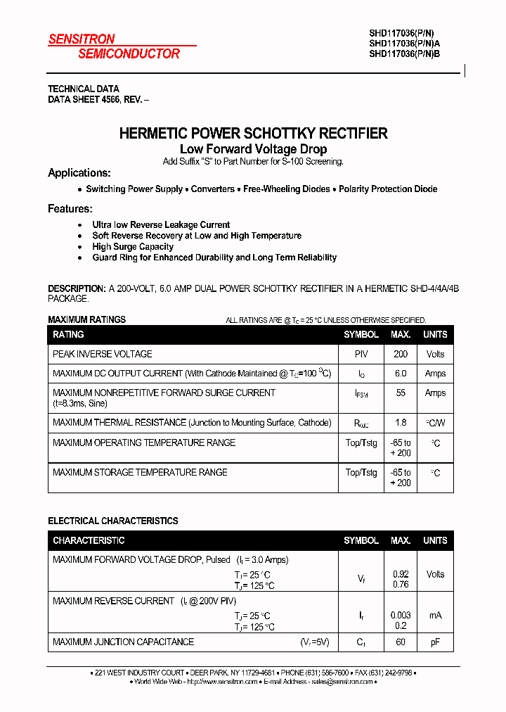 SHD117036N_635138.PDF Datasheet