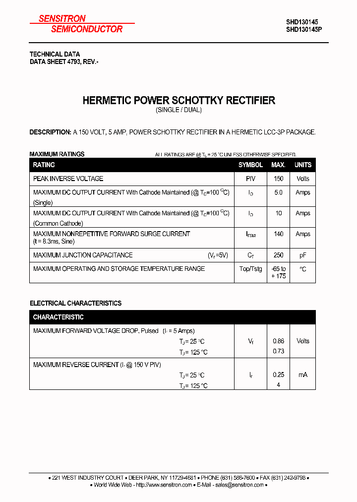 SHD130145_645265.PDF Datasheet