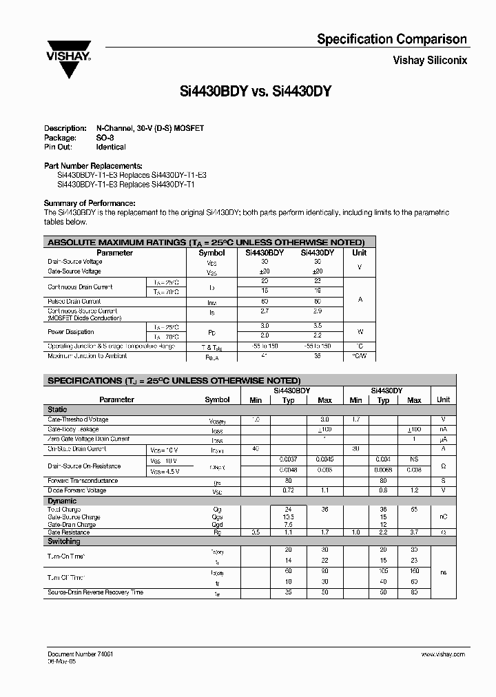 SI4430BDY_614441.PDF Datasheet