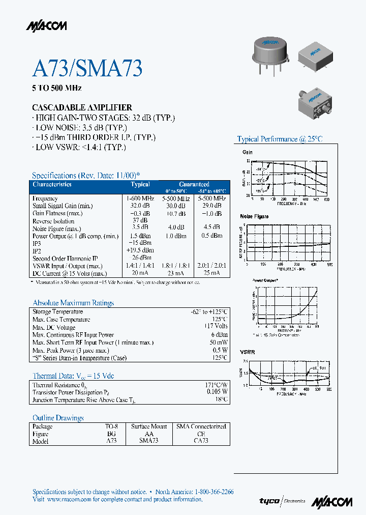 SMA73_614967.PDF Datasheet