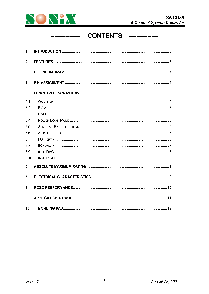 SNC678_755487.PDF Datasheet
