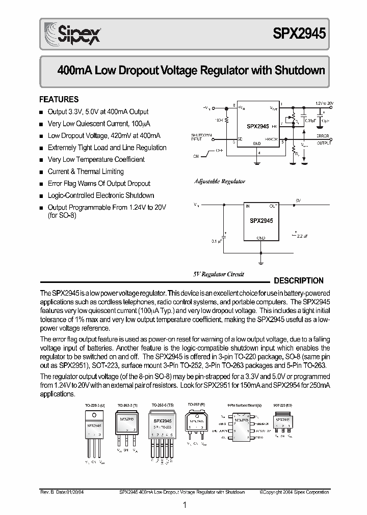 SPX2945_171414.PDF Datasheet