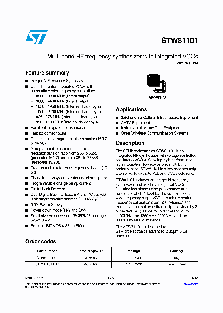 STW81101_626064.PDF Datasheet