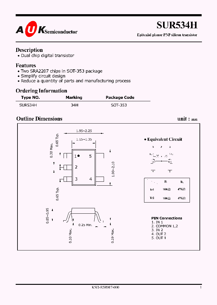 SUR534H_638462.PDF Datasheet