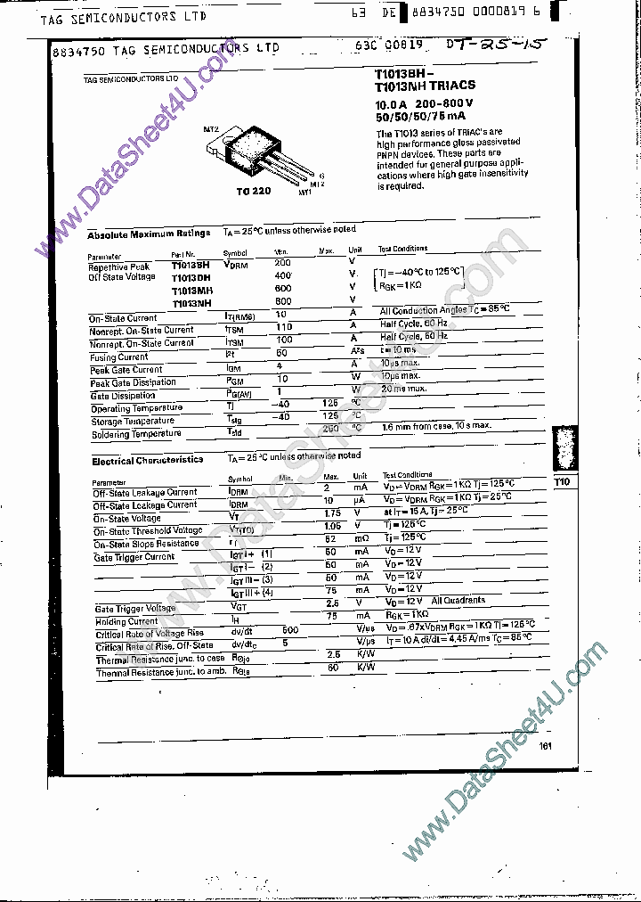 T1013MH_561454.PDF Datasheet