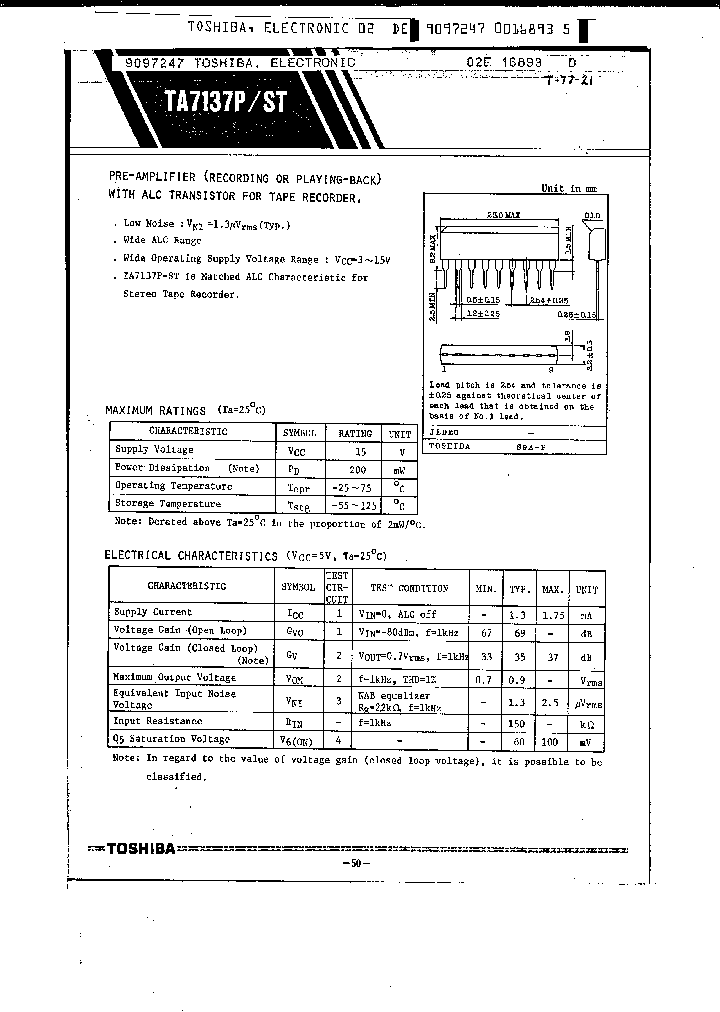 TA7137P_72280.PDF Datasheet