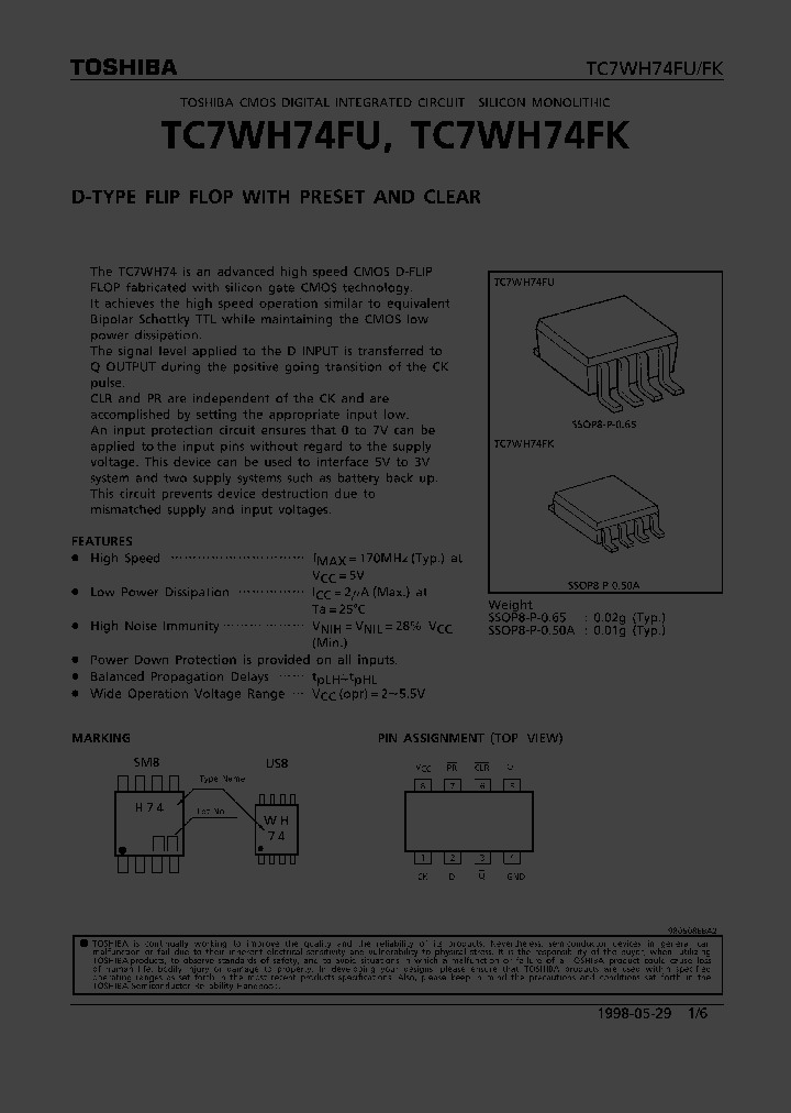 TC7WH74FK_36949.PDF Datasheet