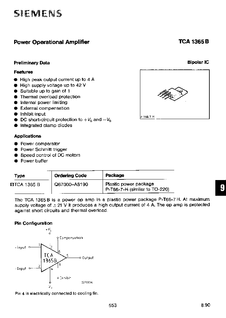 TCA1365B_722873.PDF Datasheet