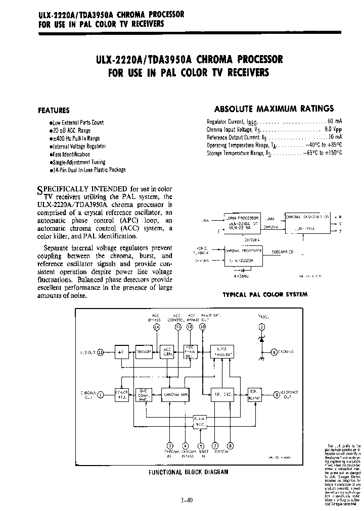 TDA3950A_771205.PDF Datasheet