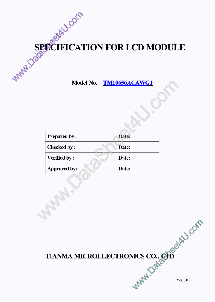 TM10656ACAWG1_607804.PDF Datasheet